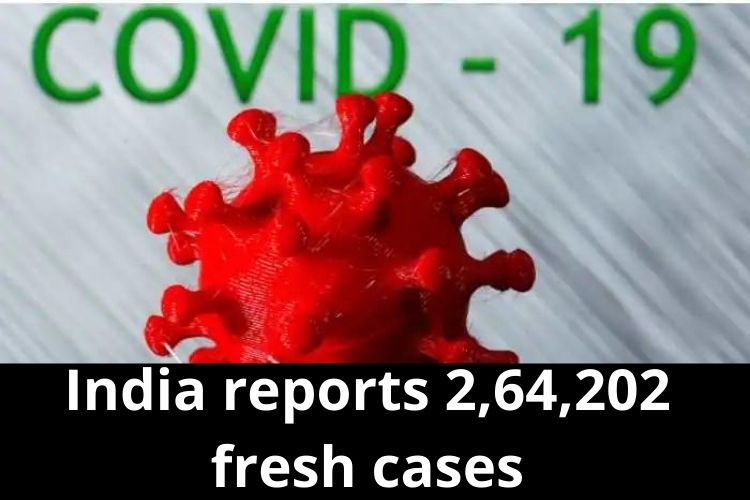 Covid Updates: India reports 2,64,202 fresh cases 