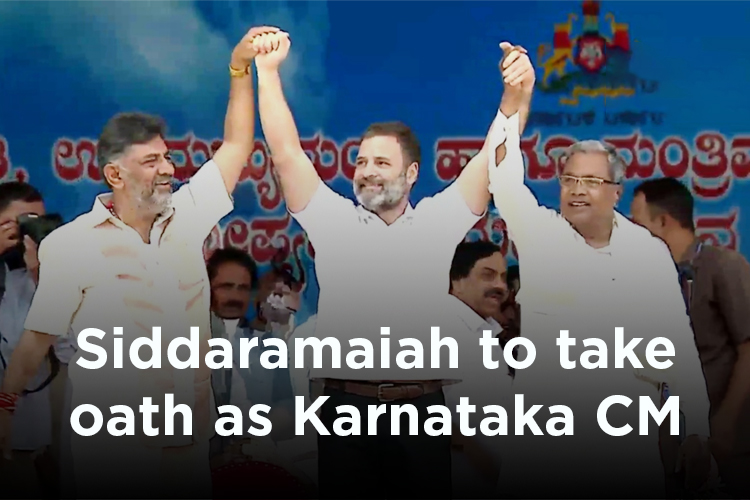 Siddaramaiah to take oath as the Chief Minister of Karnataka today, D K Shivakumar to be his would-be deputy